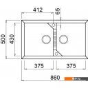 Кухонные мойки Elleci Tekno 450 Bianco Titano G68