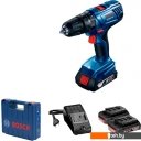 Электродрели и дрели-шуруповерты Bosch GSB 180-LI Professional 06019F8307 (с 2-мя АКБ, кейс)