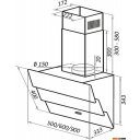 Вытяжки MAUNFELD Cascada 60 (черный)