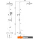 Душевые панели и гарнитуры Ledeme L72433