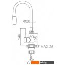 Смесители Ledeme L4199-3 (хром/белый)