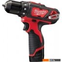 Электродрели и дрели-шуруповерты Milwaukee M12 BDD-202C 4933441915 (с 2-мя АКБ, кейс)