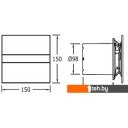 Вытяжная и приточная вентиляция CATA E-100 GTH BK Вытяжная и приточная вентиляция CATA E-100 GTH BK