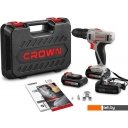 Электродрели и дрели-шуруповерты CROWN CT21052LH-1.5 BMC (с 2-мя АКБ, кейс)