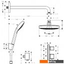 Душевые панели и гарнитуры Hansgrohe Croma Select E 27294000