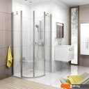 Душевые кабины Ravak Chrome CSKK4 90x90 (прозрачный/серебристый)