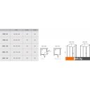 Душевые кабины Ravak CRV2 100 (серебристый/прозрачное)