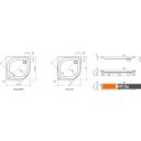 Душевые поддоны Ravak Galaxy Elipso Pan 90x90