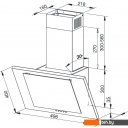 Вытяжки Weissgauff Gamma 50 PB BL LED