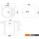 Кухонные мойки Ukinox FAD577.447-GT6K 1R