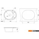 Кухонные мойки Granula 5802 (шварц)
