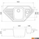 Кухонные мойки Gerhans E10 (серый)