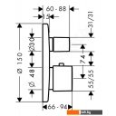 Смесители Hansgrohe Ecostat E 31572000