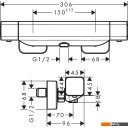 Смесители Hansgrohe Ecostat E 15773000