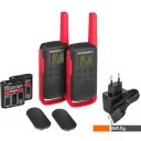 Портативные радиостанции Motorola T62 Walkie-talkie (черный/красный)