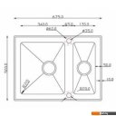 Кухонные мойки Zorg GS 6750-2 (белый)