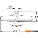 Душевые панели и гарнитуры Grohe Tempesta 210 26408000