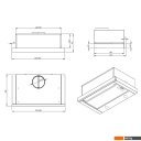 Вытяжки Akpo Light eco glass twin 60 WK-7 (бежевый)