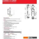 Клавиши и системы смыва Alcaplast SA2000SK-1/2