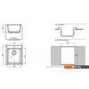 Кухонные мойки GranFest Practic GF-P505 (иней)