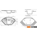 Кухонные мойки GranFest GF-C1040E (песочный)