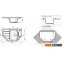 Кухонные мойки GranFest GF-C800E (песочный)