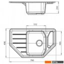 Кухонные мойки GranFest GF-C800E (песочный)