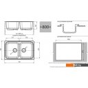 Кухонные мойки GranFest GF-S780K (терракот)