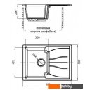 Кухонные мойки GranFest Standart GF-S680L (белый)