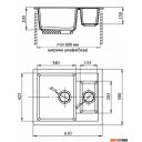 Кухонные мойки GranFest GF-Q610K (серый)