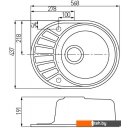 Кухонные мойки Акватон Чезана (серый шелк)