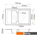 Кухонные мойки БелЭворс Forma (черный)