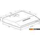 Вытяжки Krona Jessica slim 600 push button (черный)