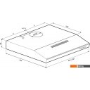 Вытяжки Krona Jessica slim 600 push button (черный)