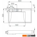 Умывальники Акватон Рейн 80 1A72113KRW010