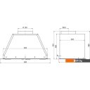 Вытяжки Elikor Врезной блок Flat 52П-650-К3Д (белый)