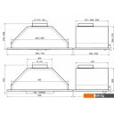 Вытяжки Elikor Врезной блок 52Н-400-П3Д