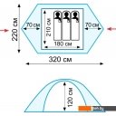 Палатки TRAMP Scout 3 v2