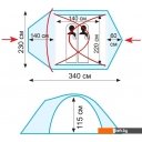 Палатки TRAMP Colibri+ v2