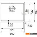 Кухонные мойки Franke Kubus 2 KNG 110-52 (оникс)