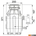 Измельчители пищевых отходов Franke Turbo Elite TE-75 134.0535.241