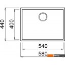Кухонные мойки Elleci Quadra 110 Undermount White K96