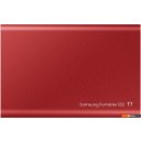 Внешние накопители Samsung T7 500GB (красный)