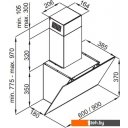 Вытяжки MAUNFELD Aurora 60 (черный матовый)