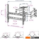 Кронштейны Kromax Galactic-44 (черный)