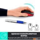 Мыши Logitech M190 (черный/красный)