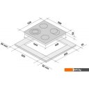 Варочные панели Krona Brillare 60 BL