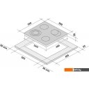 Варочные панели Krona Brillare 60 BL