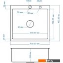 Кухонные мойки Avina HM5045 PVD (графит) Кухонные мойки Avina HM5045 PVD (графит)