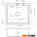 Кухонные мойки Avina HM5045 PVD (графит)